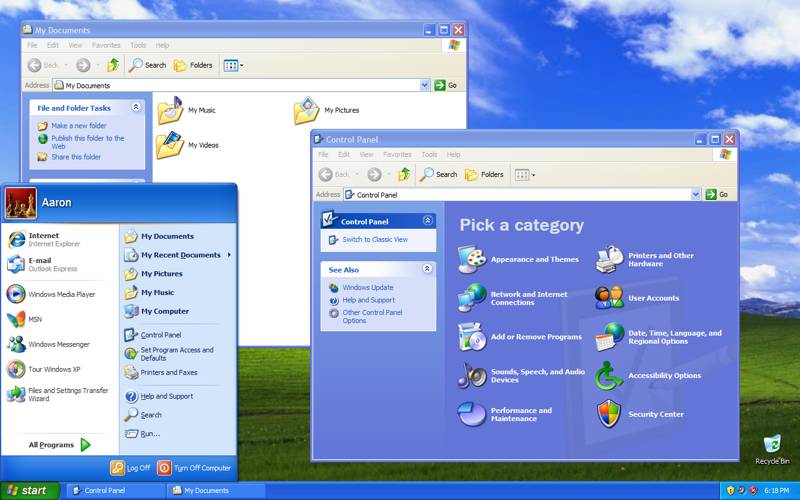 microsoft 2001  Windows XP